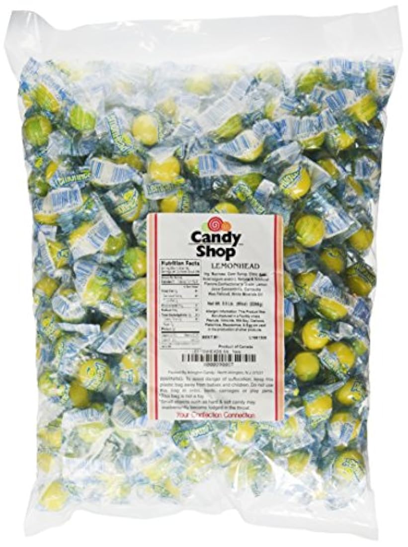 5 libras de dulces Cabezas de limón