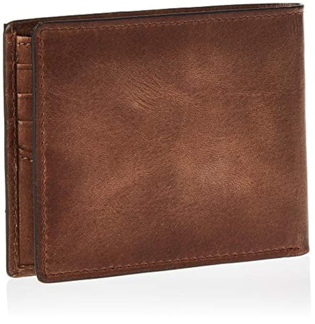 Fossil Derrick Cartera de piel RFID bloqueo para hombre