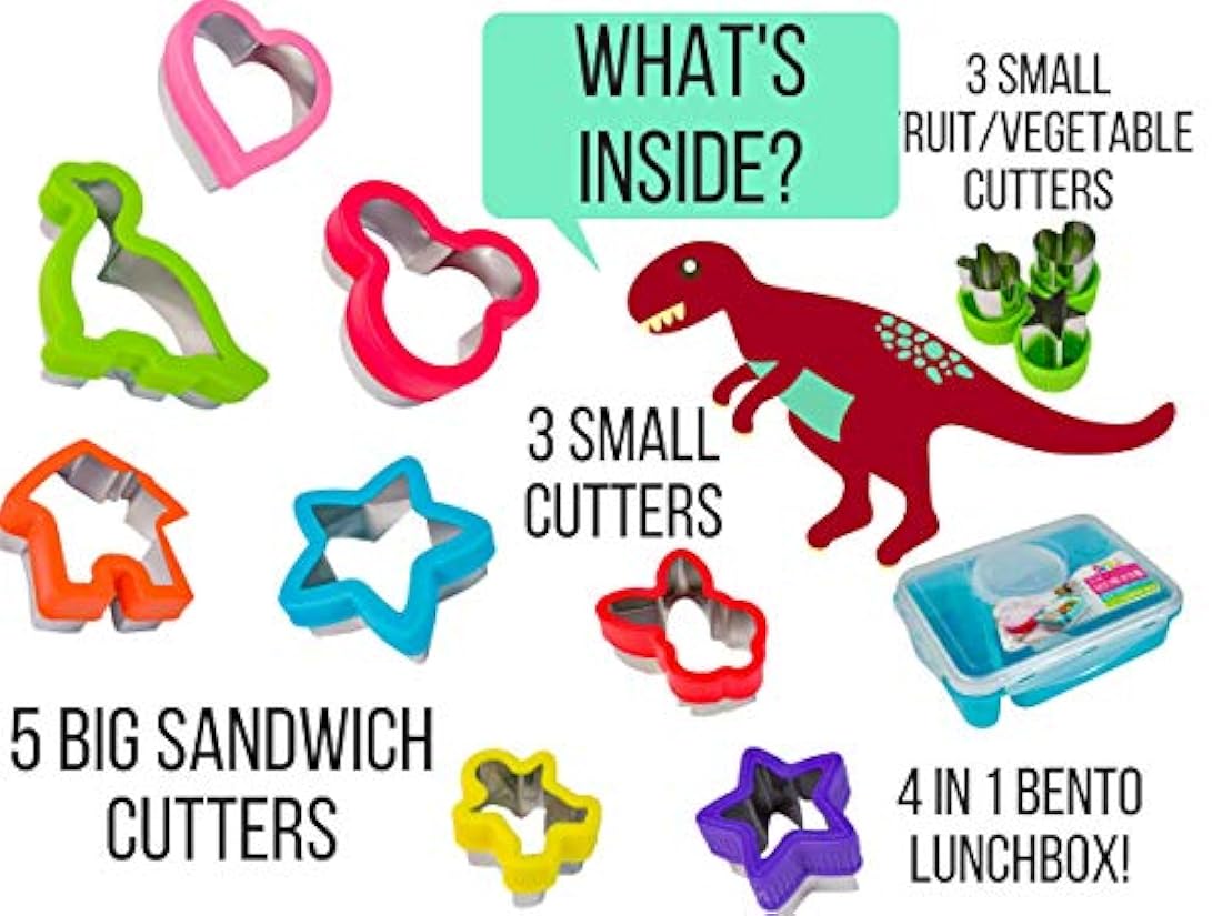 Juego de cortadores de sándwich para alimentos infantiles