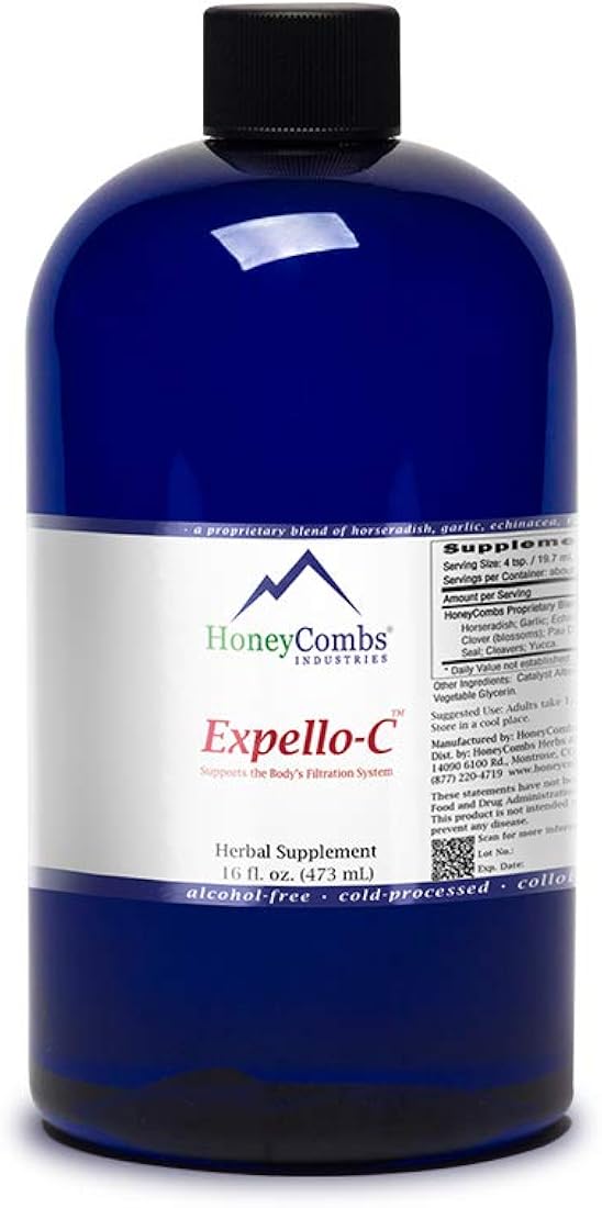 Suplemento de equinácea sello de oro y trébol rojo HoneyCombs