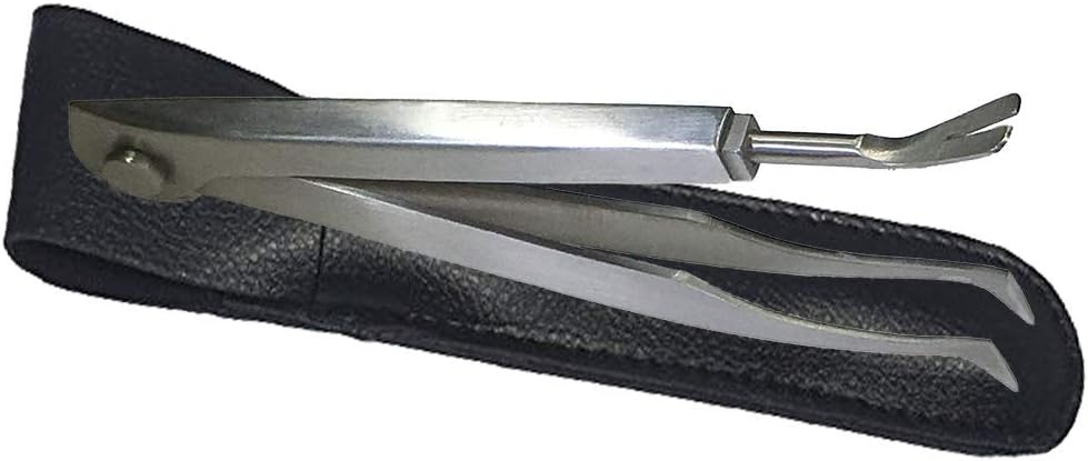 Herramienta para quitar garrapatas eTradewinds, acero inoxidable, 4-Pack