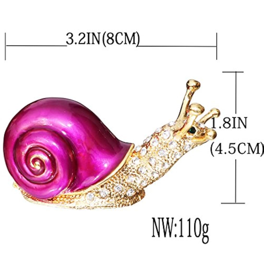 Joyero con bisagras soporte de anillo con caja de regalo