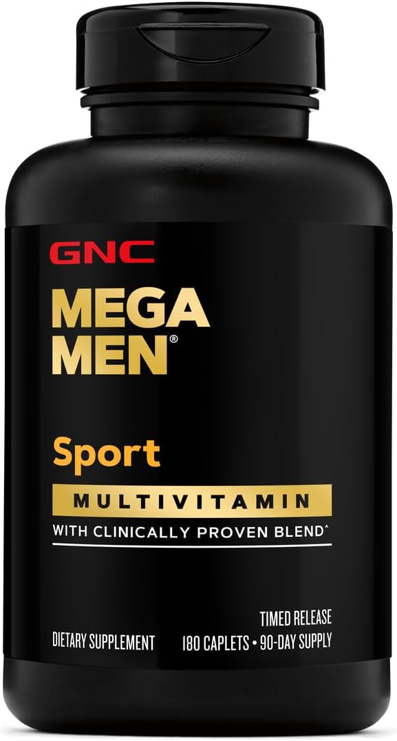 Suplemento GNC Mega Men Sport Multivitamin Performance 180 u