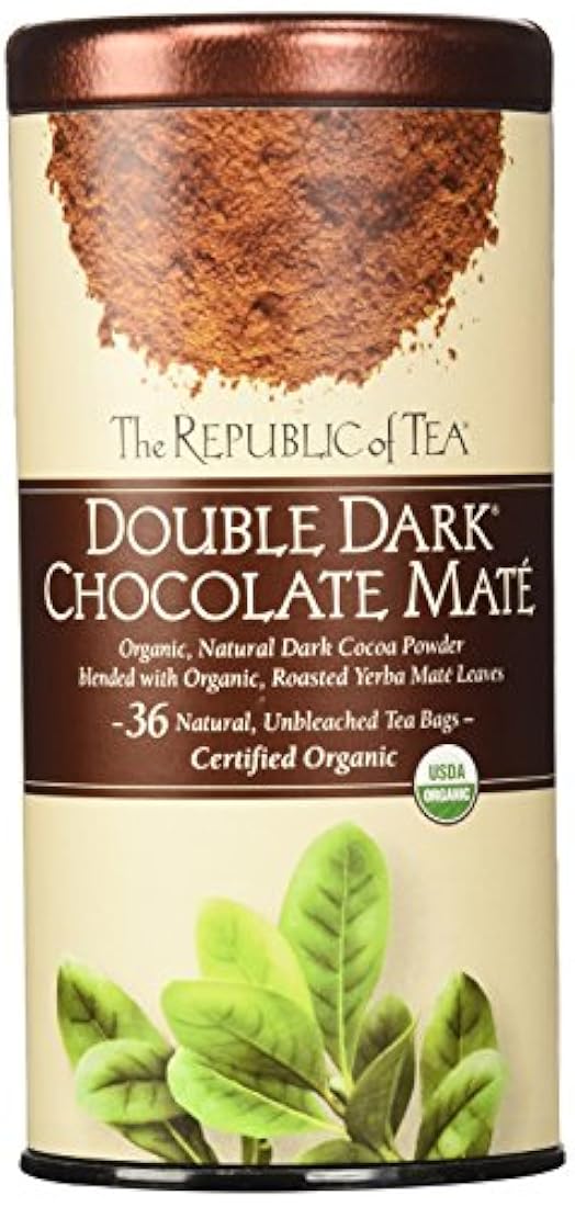 té Mate orgánico Chocolate doble oscuro, 36 bolsitas