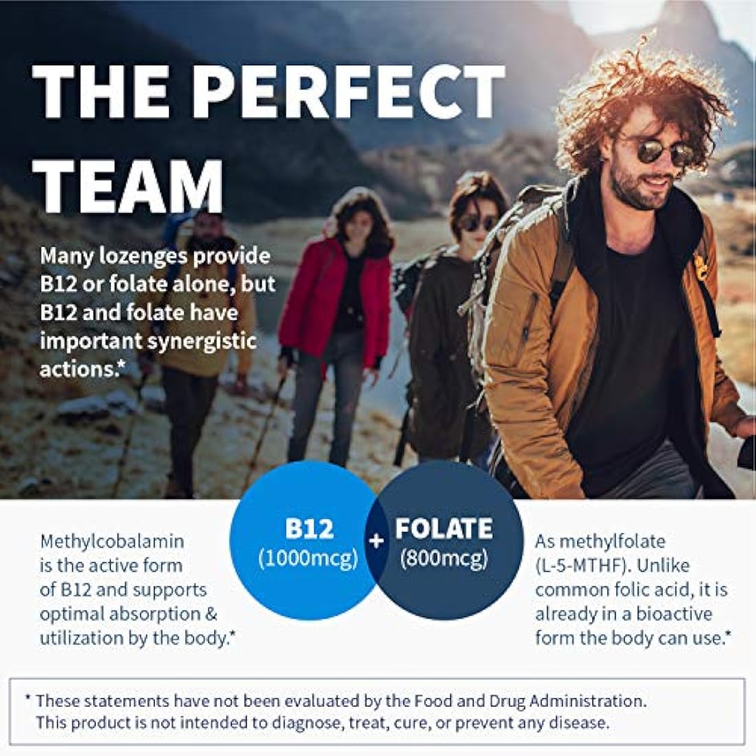 Vitamina B12 Suplemento alta potencia de metilcobalamina