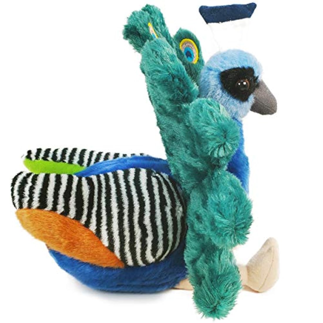 Peluche de pavo real 10 pulgadas