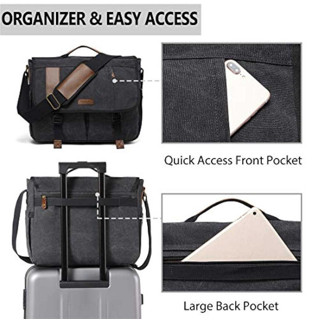 Bolso bandolera para hombre