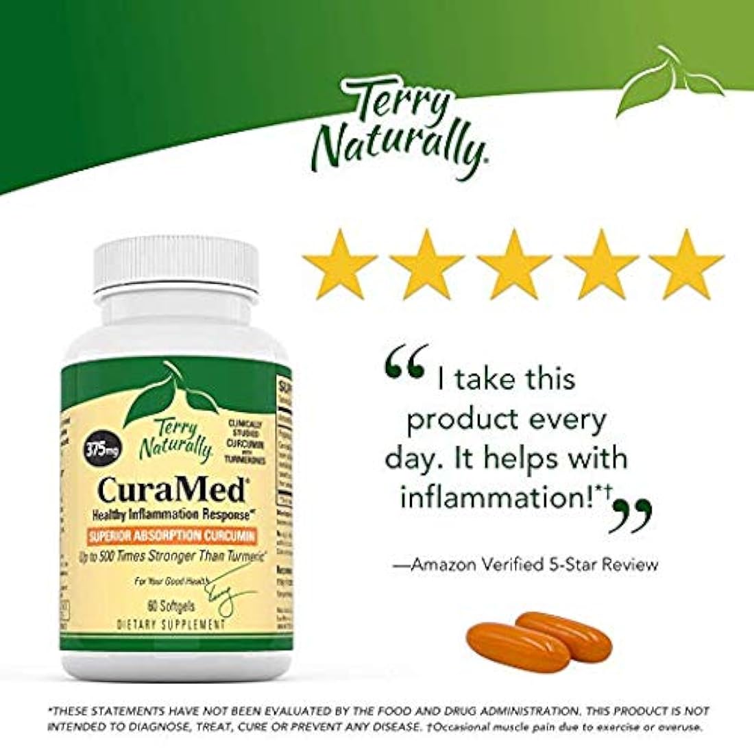 Terry Naturalmente CuraMed 375 mg - 60 cápsulas blandas