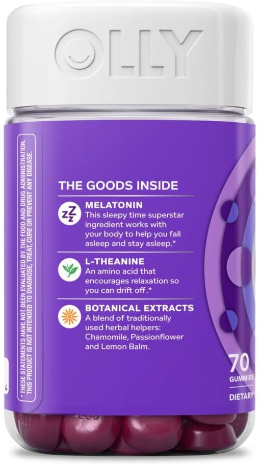 Suplemento OLLY para dormir manzanilla 90 un