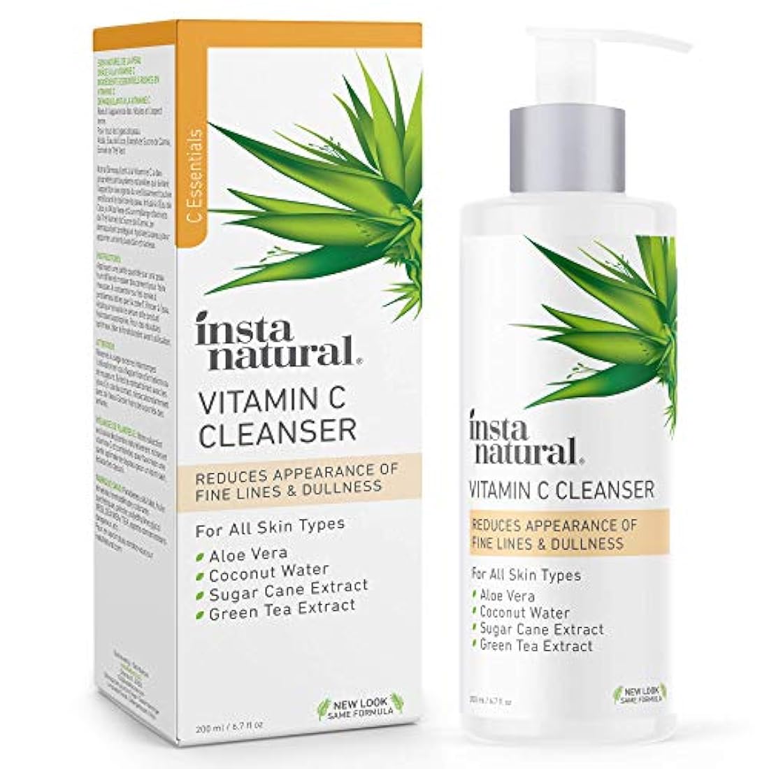 Limpiador facial con vitamina C InstaNatural