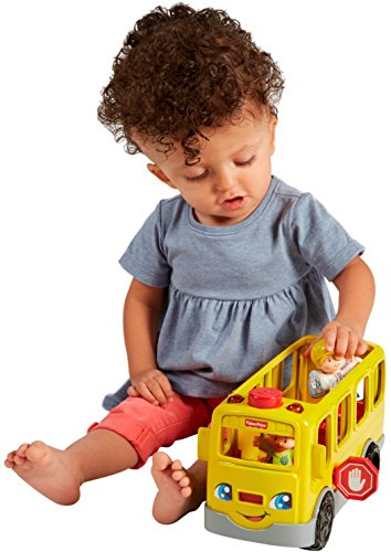 Autobús escolar, Bus de escuela , L, Marrón de Fisher-Price
