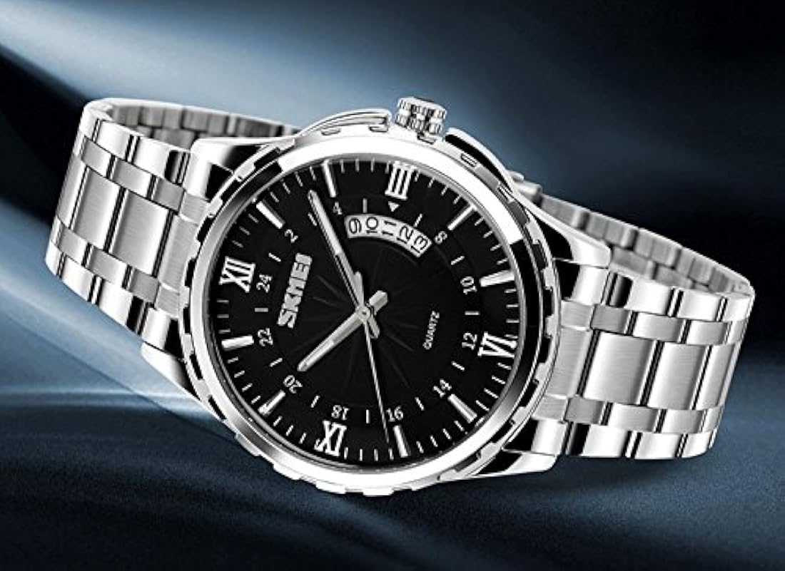 Reloj clásico de cuarzo para hombre con correa