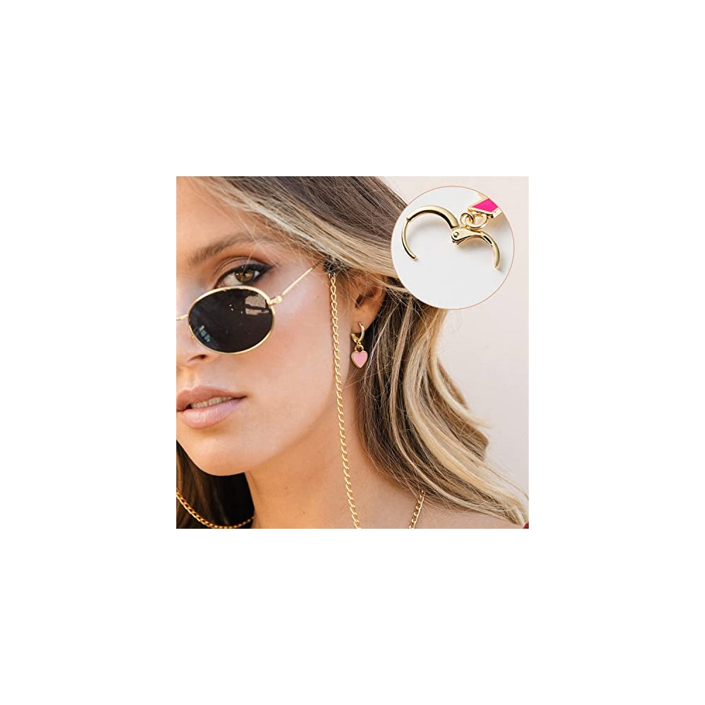 Aretes colgantes dorados Paquete de 9 pares para mujeres