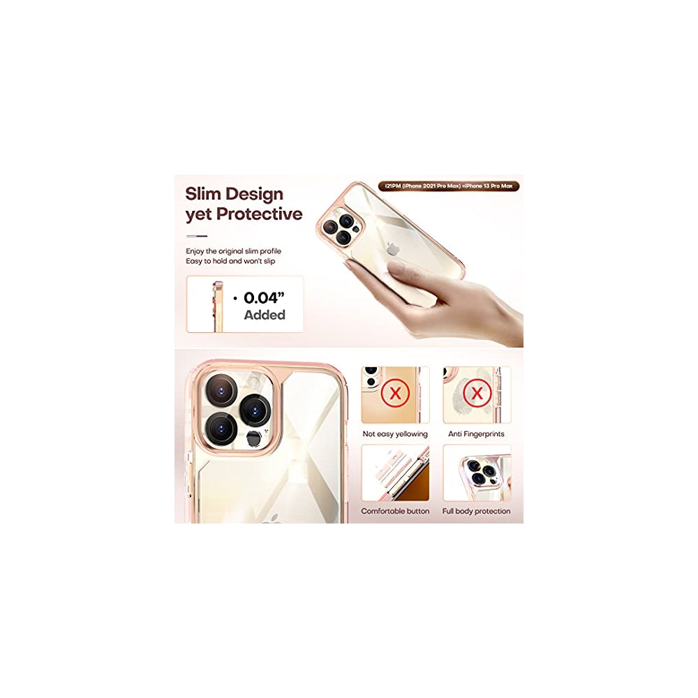 Fundas y Estuches para iPhone 13 Pro Max Rosa Dorado