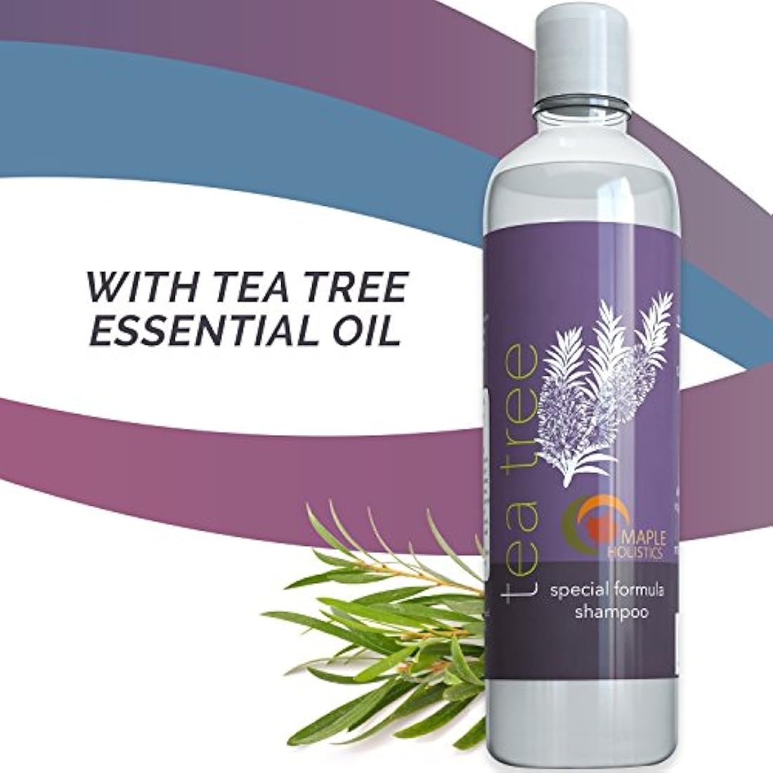 Champú de árbol de té para caspa moderada