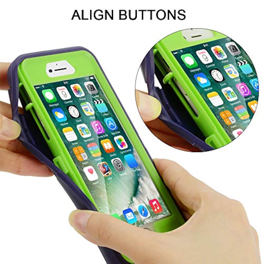 MAXCURY - Funda de protección para iPhone 6 Plus