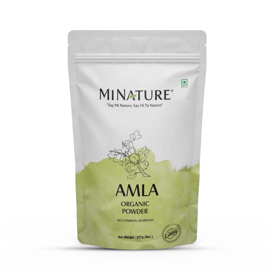 Polvo orgánico de Amla USDA, rico en vitamina C y antioxidantes