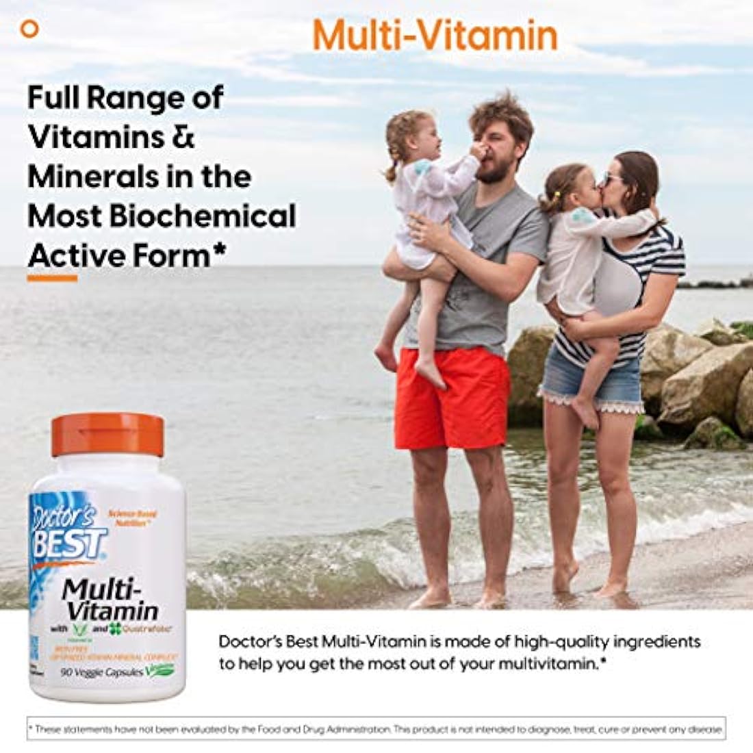Multi-vitaminas, formulación totalmente optimizada