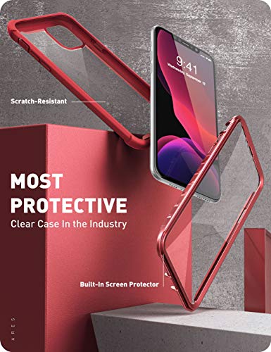Funda doble capa resistente y transparente con protector