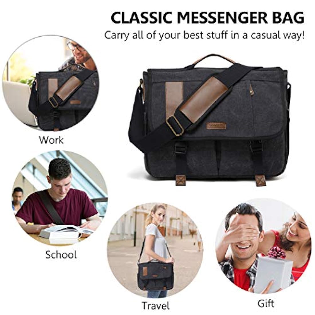 Bolso bandolera para hombre