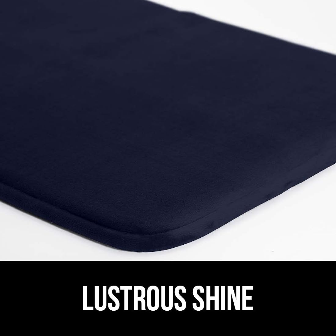 Alfombra de baño absorbente, lavable a máquina.