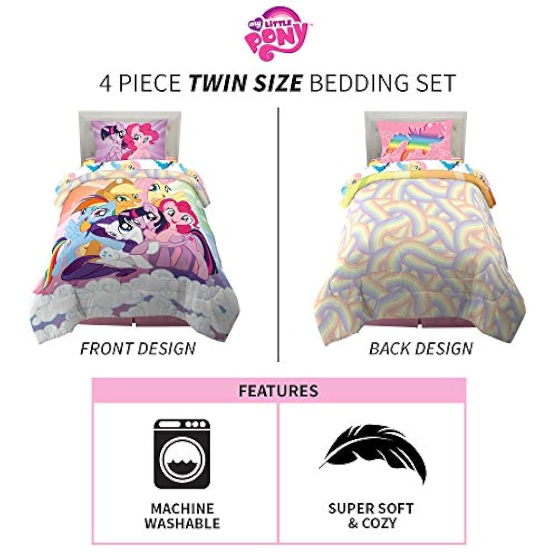 Franco - Juego de edredón y sábanas