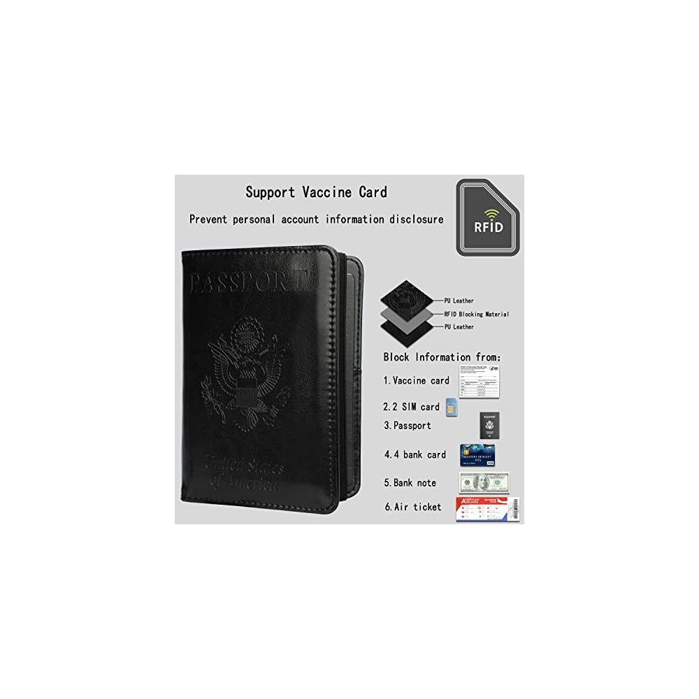 Porta Documentos y Tarjetas de cuero para pasaporte