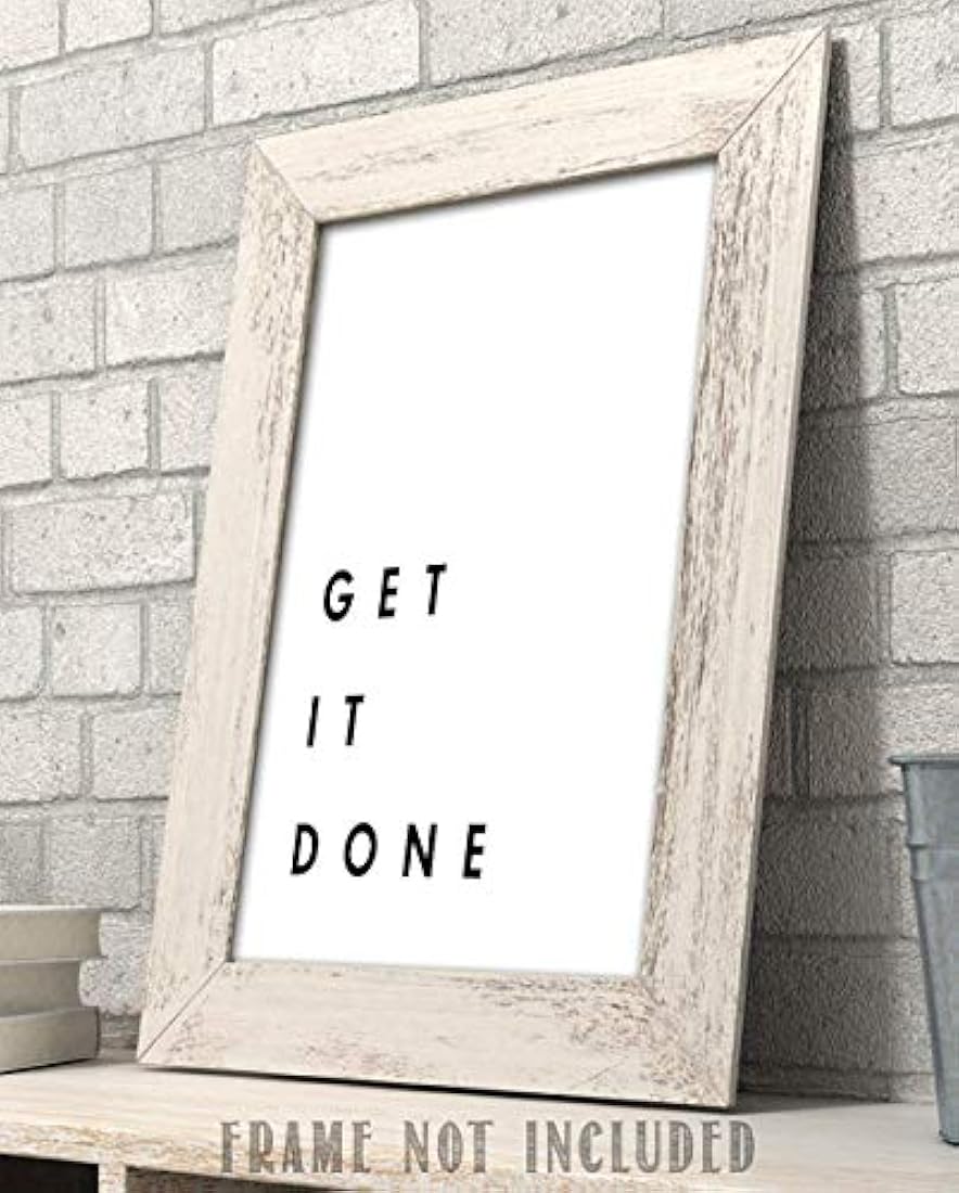 Hágalo - Impresión de arte de tipografía sin marco 11x14