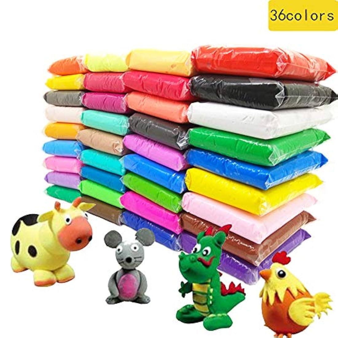 Arcilla mágica de 36 colores de la naturaleza-Dshengoo