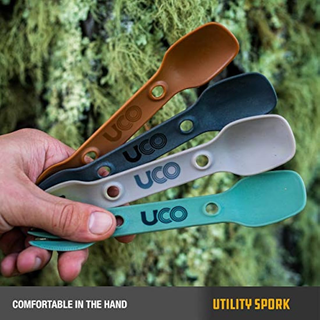 3 en 1 Combo cuchara-tenedor cuchillo utensilio