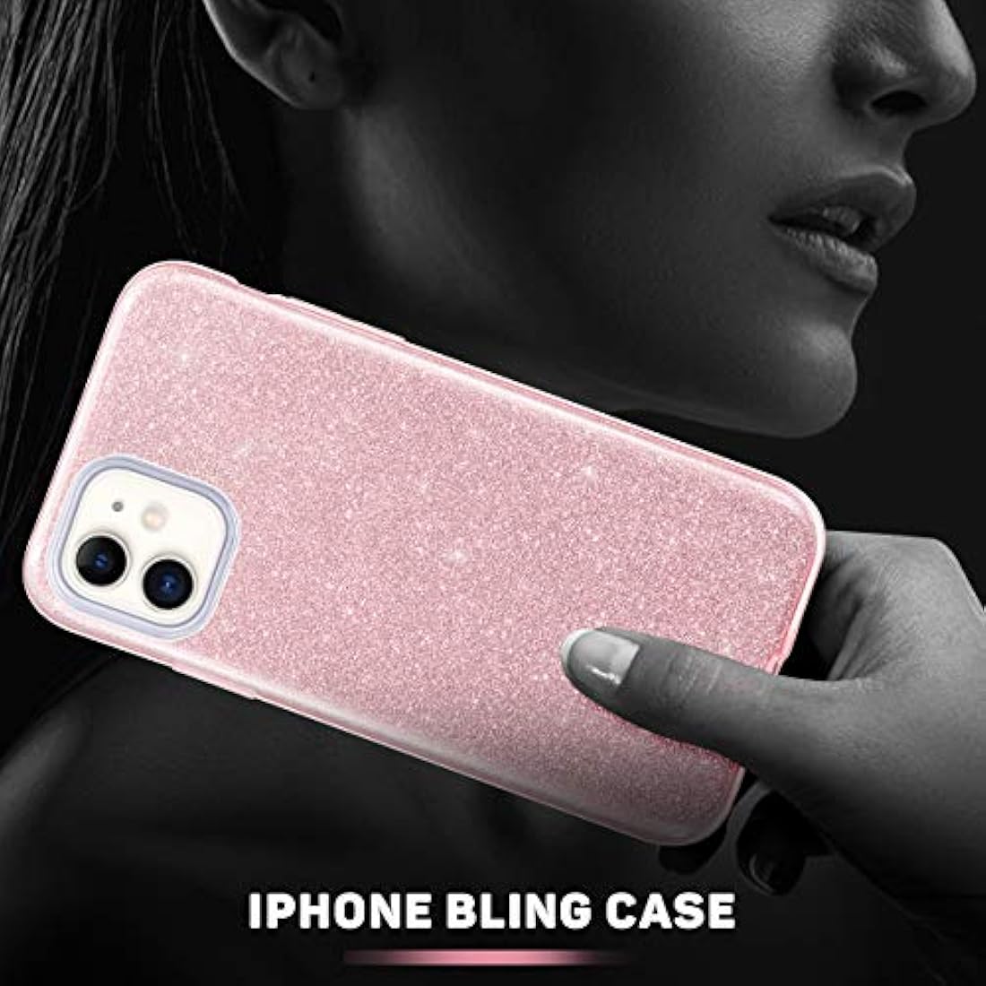 MATEPROX - Carcasa para iPhone 2019, diseños de brillantes