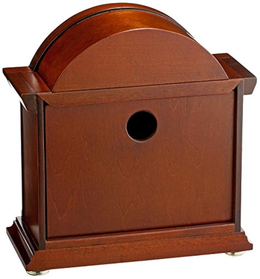 Reloj de mesa madera 9.0 in color marrón