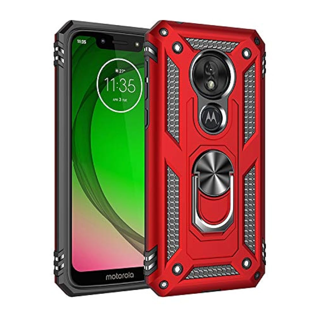 Funda para Motorola Moto G7 Play soporte de anillo