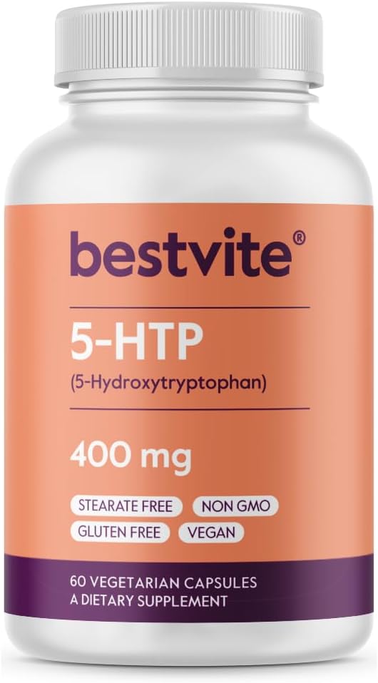 Suplemento 5-HTP 400mg BESTVITE - Vegano y Sin Gluten