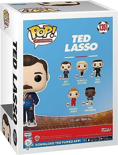 Figura Funko Vinyl Ted Lasso, POP TV, 3.75 pulgadas, con protector