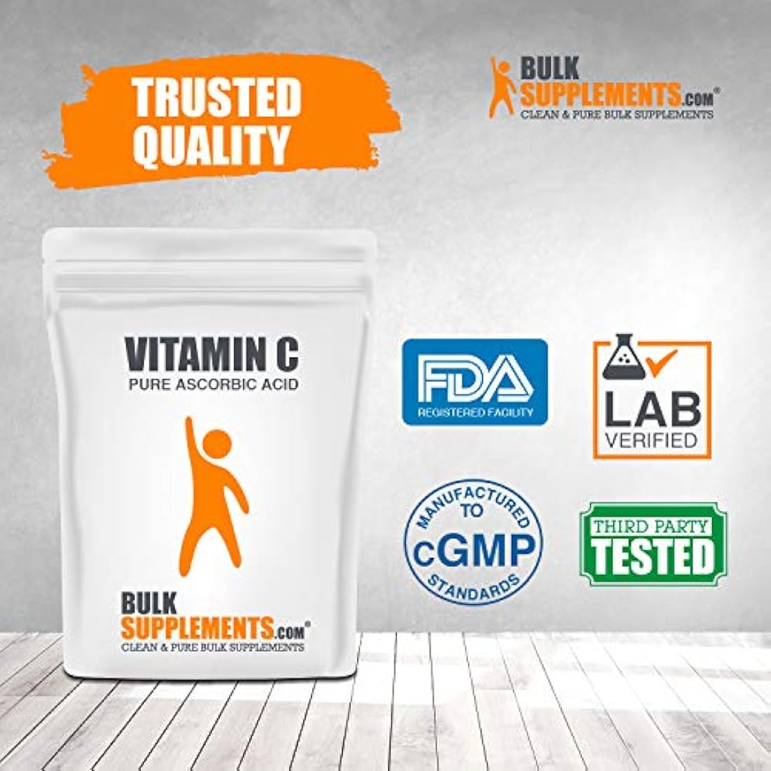 Suplemento Ascórbico puro sin gluten vitamina C