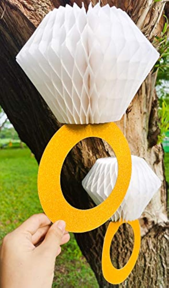 Anillo de nido de abeja para ducha de novia (6 unidades)