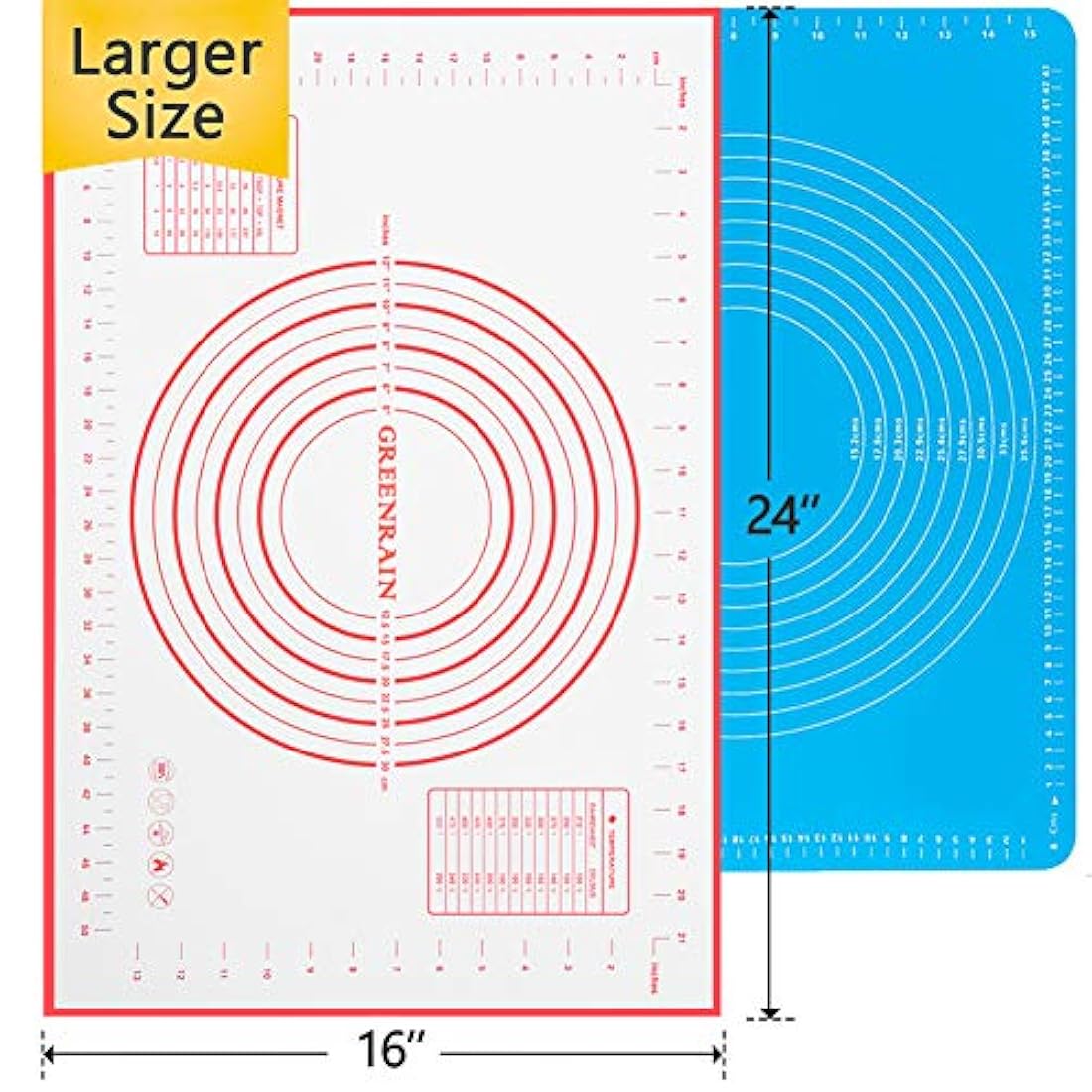 Alfombrilla de silicona antiadherente para repostería