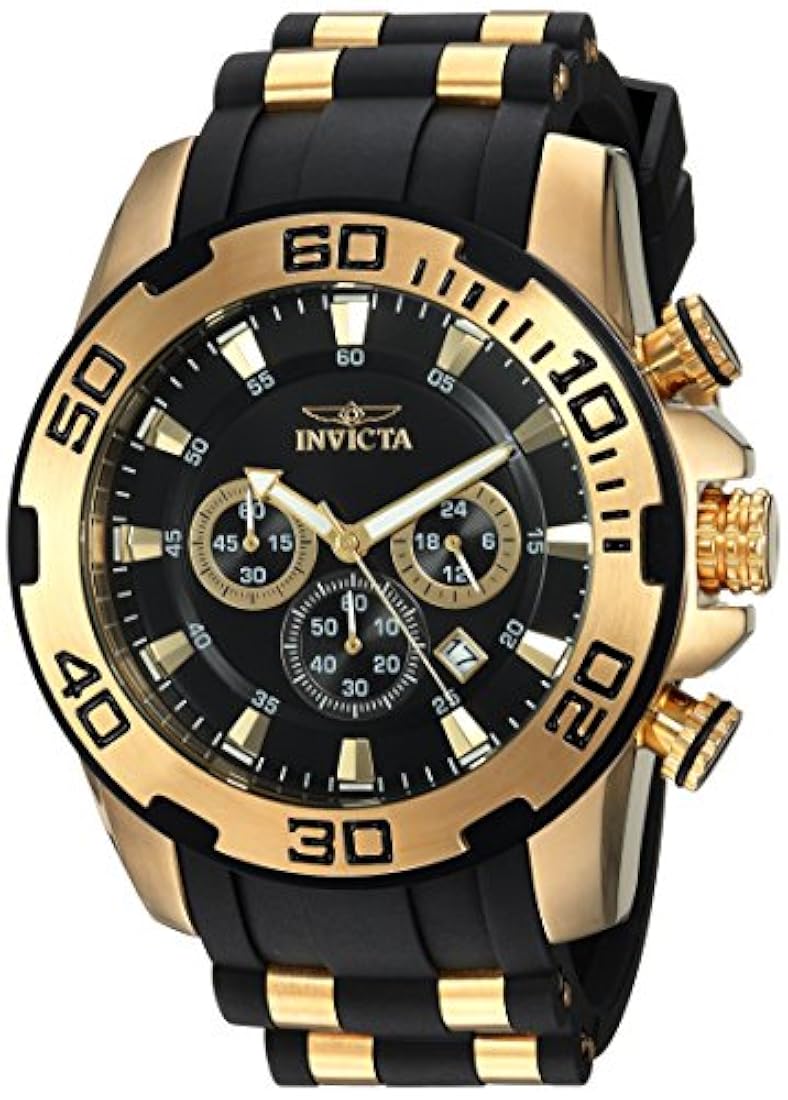 Reloj de cuarzo para hombre (acero inoxidable y silicona)