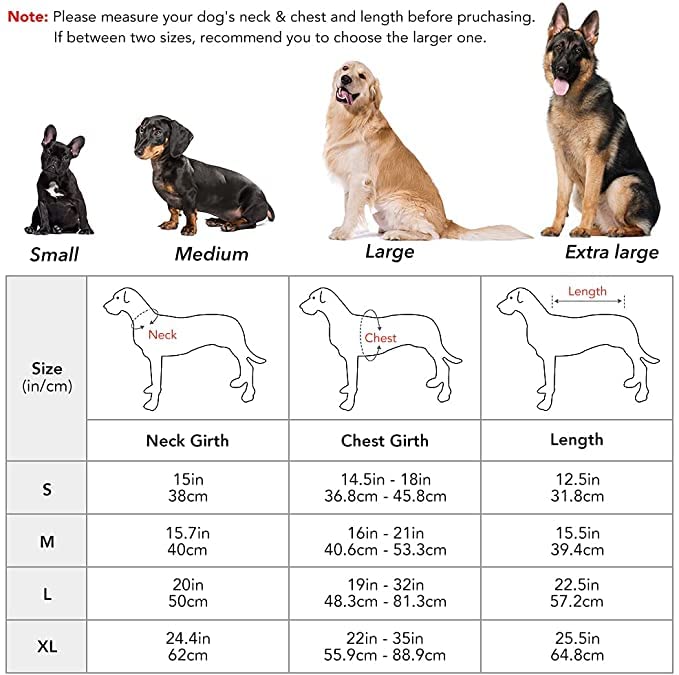 Ezierfy Impermeable reflectante impermeable para perros, chaqueta ajustable para mascotas, poncho ligero con capucha para perros pequeños a X, grandes y cachorros (rojo, S)