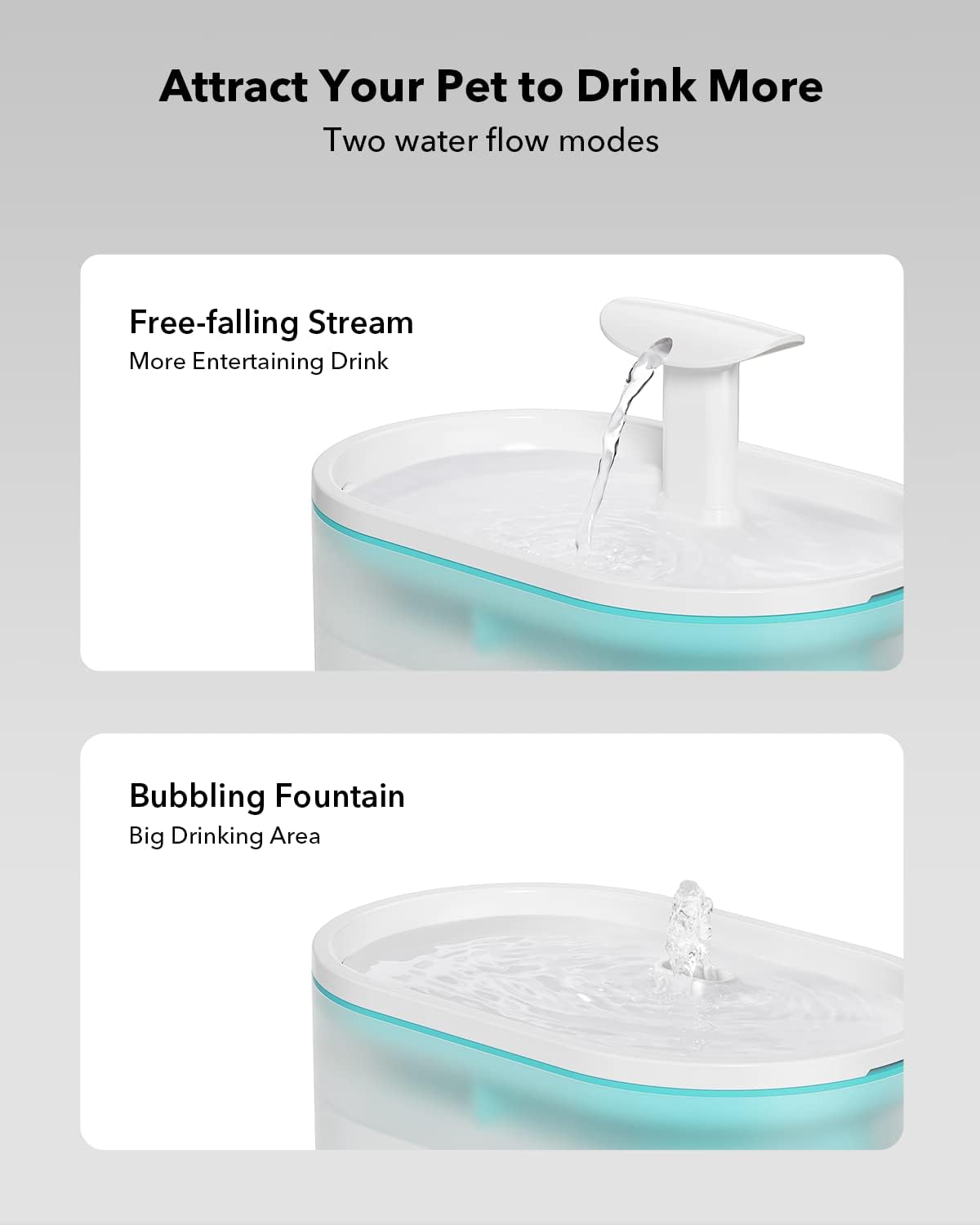 Fuente de agua ultra silenciosa para gatos PLWF002 PETLIBRO