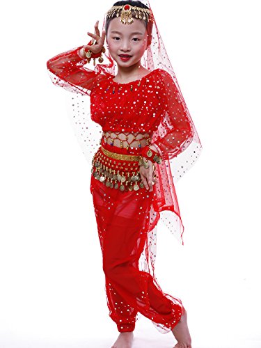 Disfraces de danza del vientre para niña pequeña