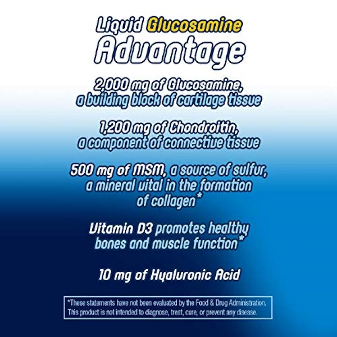 Movimiento articulado Glucosamina de rápida absorción, 16 días de suministro, 16 onzas (16.2 fl oz), bayas naturales (el embalaje puede variar)