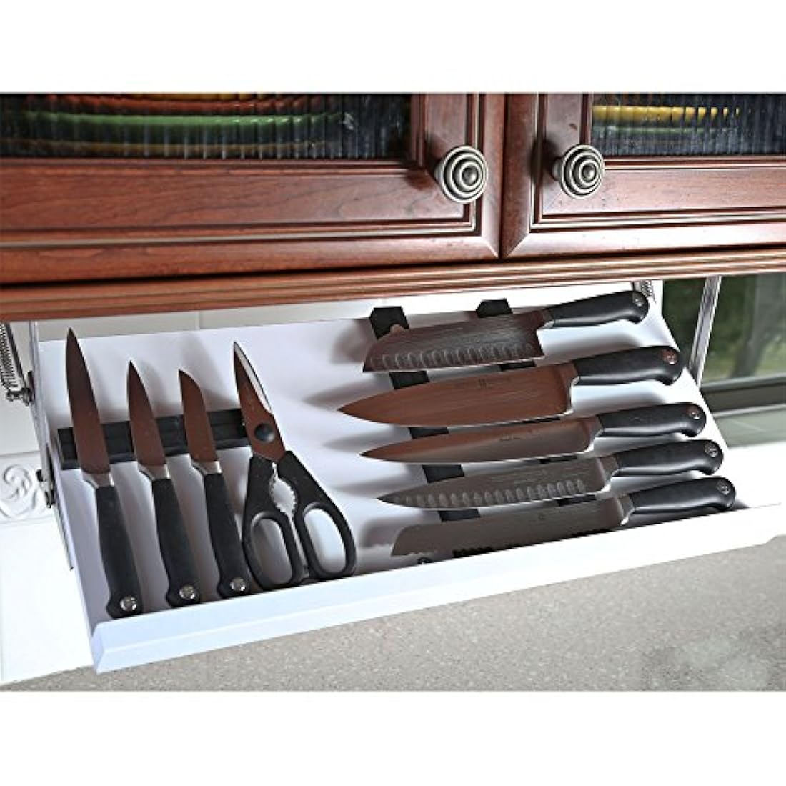 virtud Gabinete bloquear color blanco