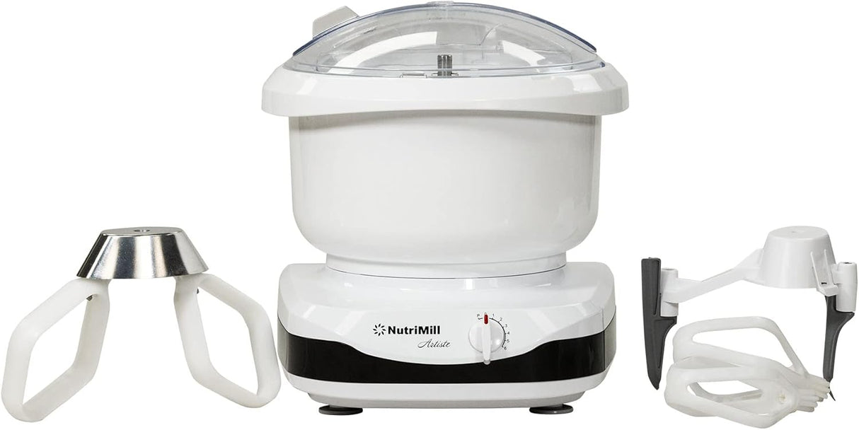 Mezcladora de Cocina NutriMill Artiste con Accesorios para Panadería