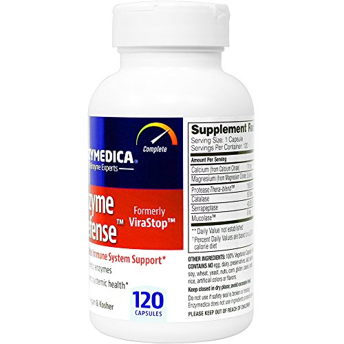 Enzymedica: defensa enzimática, con 120 cápsulas