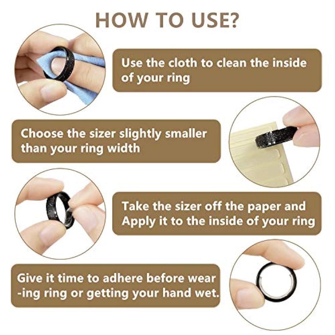 Anillo ajustador para anillos sueltos