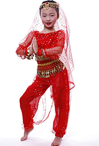Disfraces de danza del vientre para niña pequeña