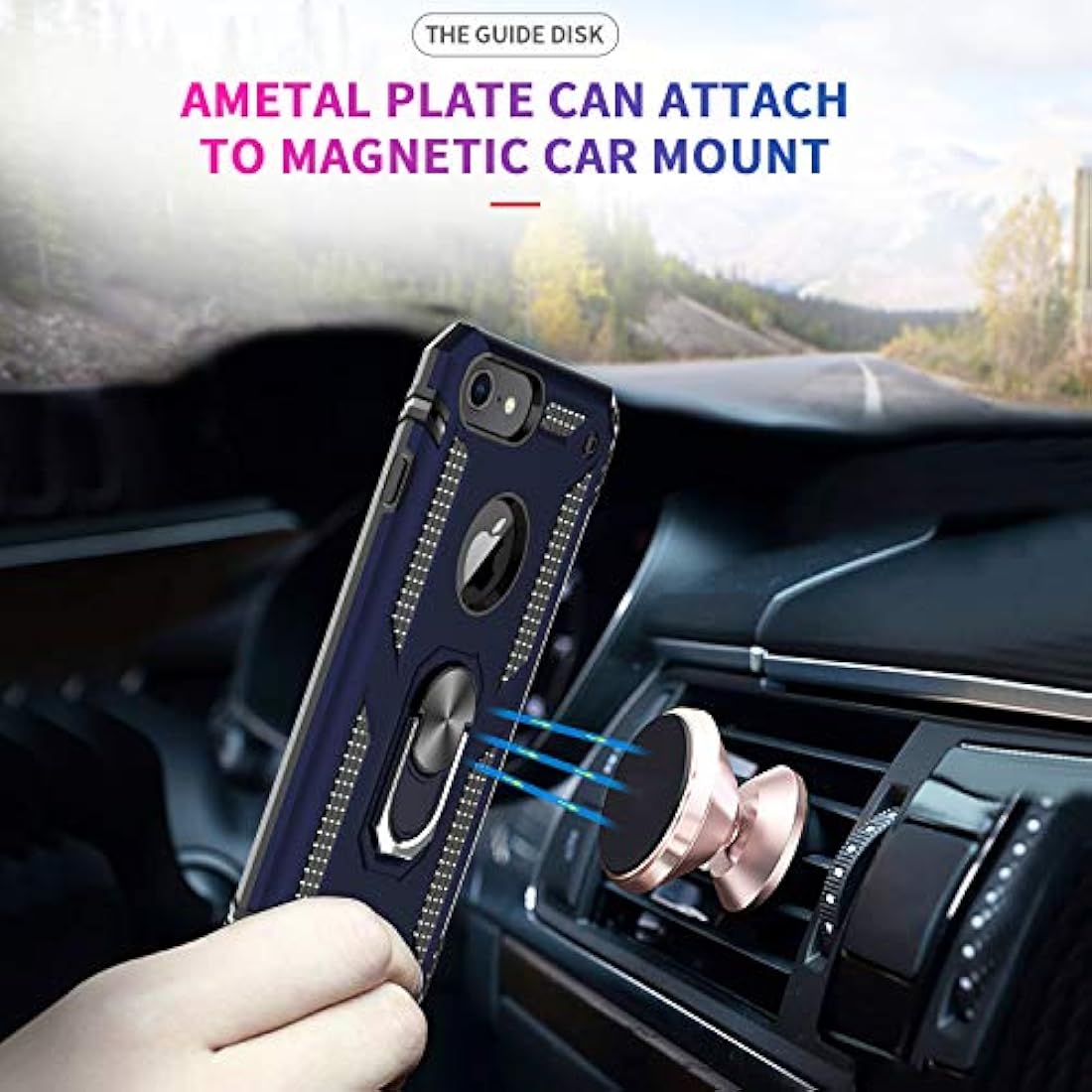 Carcasa para iPhone X con protector de pantalla de cristal