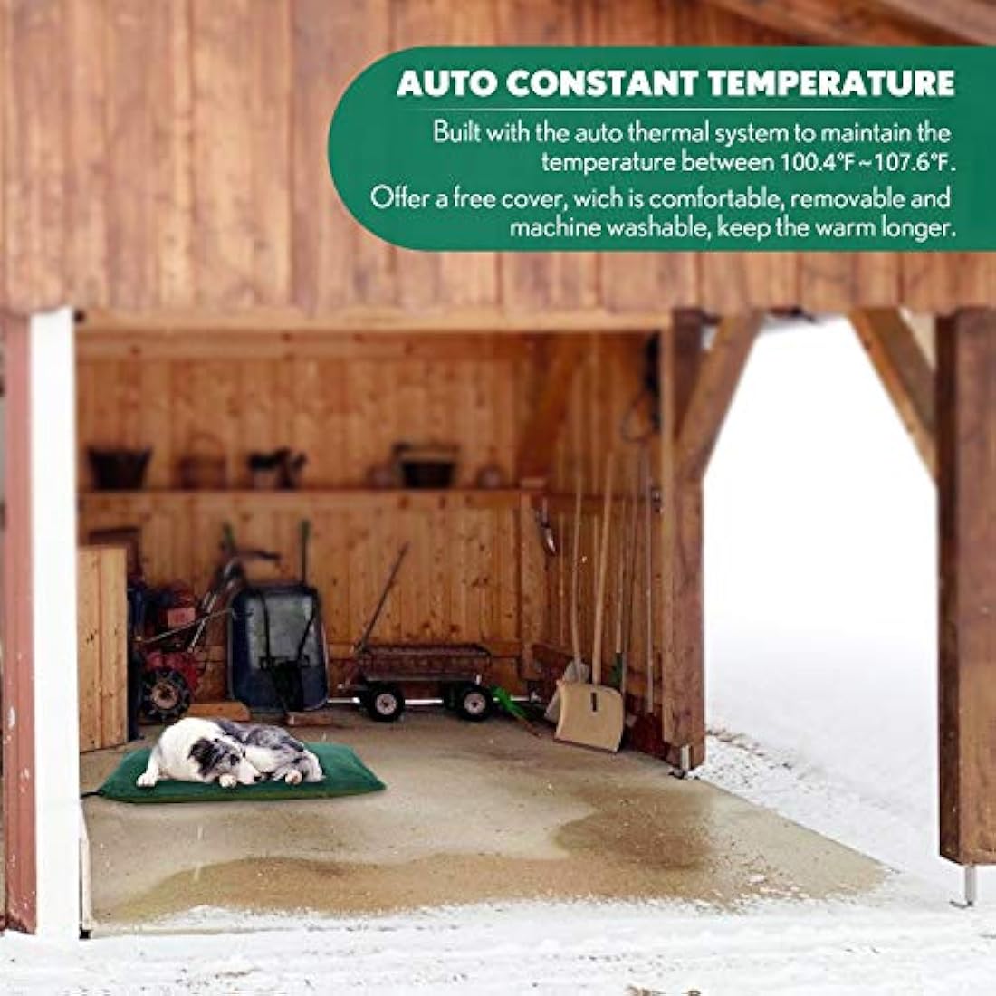 Almohadillas térmicas para mascotas al aire libre